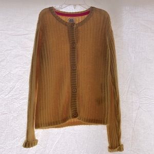Mini Boden Girls Size 9-10 Mustard Yellow Sweater